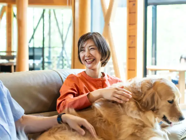 與愛犬一起度過的別墅2